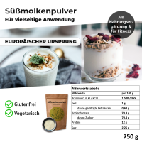 Süßmolkenpulver 750 g